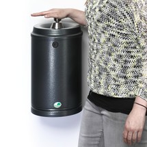 Posacenere da parete VAR®, lamiera d'acciaio