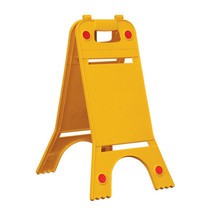 Produktabbildung: Warnaufsteller mit Reflektoren, Höhe 620 mm, neutral