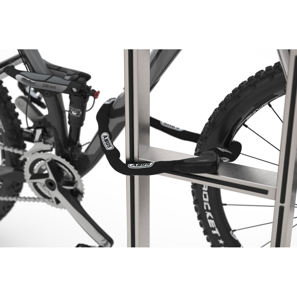 Immagine del prodotto n. 6: Staffe di appoggio wsm® con tubo a gomito, da fissare tramite tasselli, 2 posti, acciaio inox