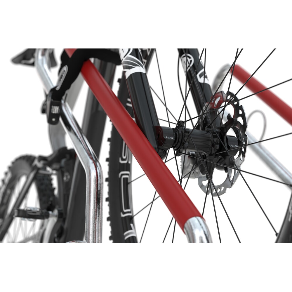 Immagine del prodotto n. 2: Rastrelliera per biciclette wsm® 0500 XBF, da tassellare, zincato a caldo, caricamento da un lato, 4 posti, interasse 500 mm