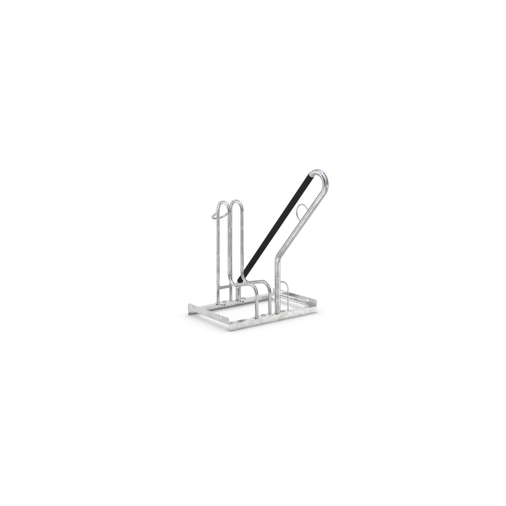 Portabiciclette wsm® 4000 BR, 1 lato, zincato a caldo, interasse 390 mm, 2 posti Immagine del prodotto: Portabiciclette wsm® 4000 BR, 1 lato, zincato a caldo, interasse 390 mm, 2 posti