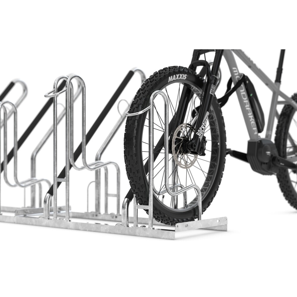 Immagine del prodotto n. 3: Rastrelliera per biciclette wsm® 4700 XBF, autoportante, zincato a caldo, caricamento da un lato, 2 posti, interasse 500 mm