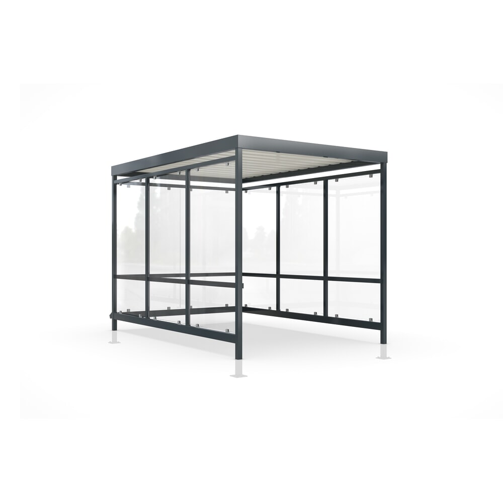 Immagine del prodotto n. 1: Copertura per carrelli della spesa wsm® KÖLN, completamente assemblata, 8 elementi, con predisposizione per illuminazione