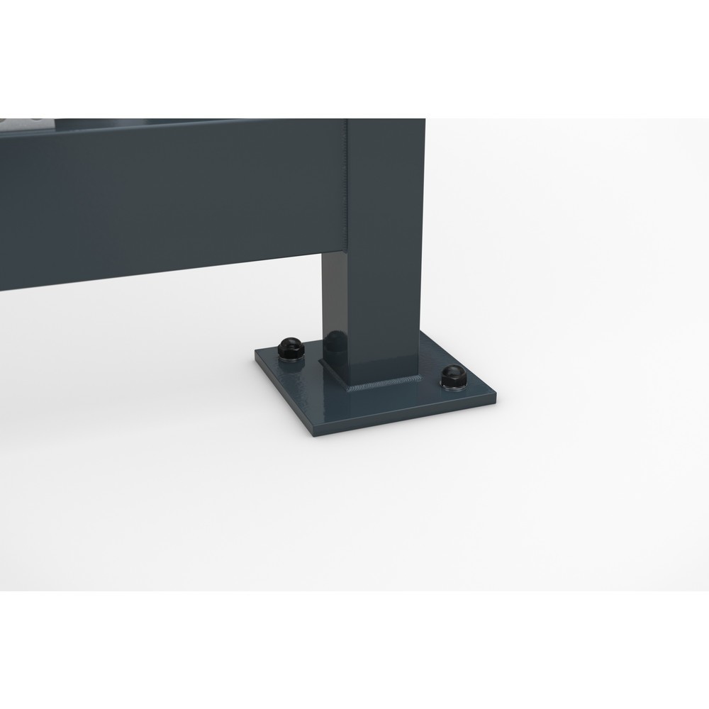 Immagine del prodotto n. 2: Pensile per fumatori wsm® KÖLN ALPINE, completamente assemblato, carico neve max. 4,15 kg/m², 5 elementi, senza pavimentazione, grigio antracite