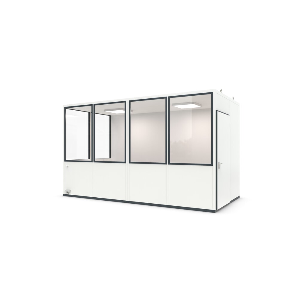 Immagine del prodotto n. 6: Sistema modulare wsm® MULTIROOM per ambienti interni, superficie di base 10,40 m², con pacchetto elettrico OfficePlus