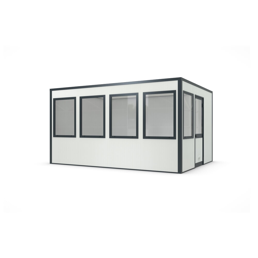 Immagine del prodotto n. 1: Casa modulare wsm® SMARTUNIT per ambienti interni, superficie di base 17,17 m², AxLxP 2.600 x 4.758 x 3.608 mm