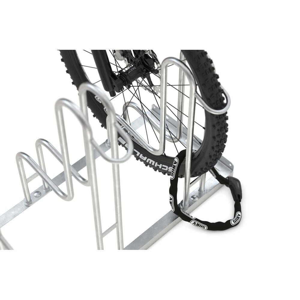 Immagine del prodotto n. 3: Portabiciclette wsm® 4000 BR, 1 lato, zincato a caldo, interasse 390 mm, 4 posti