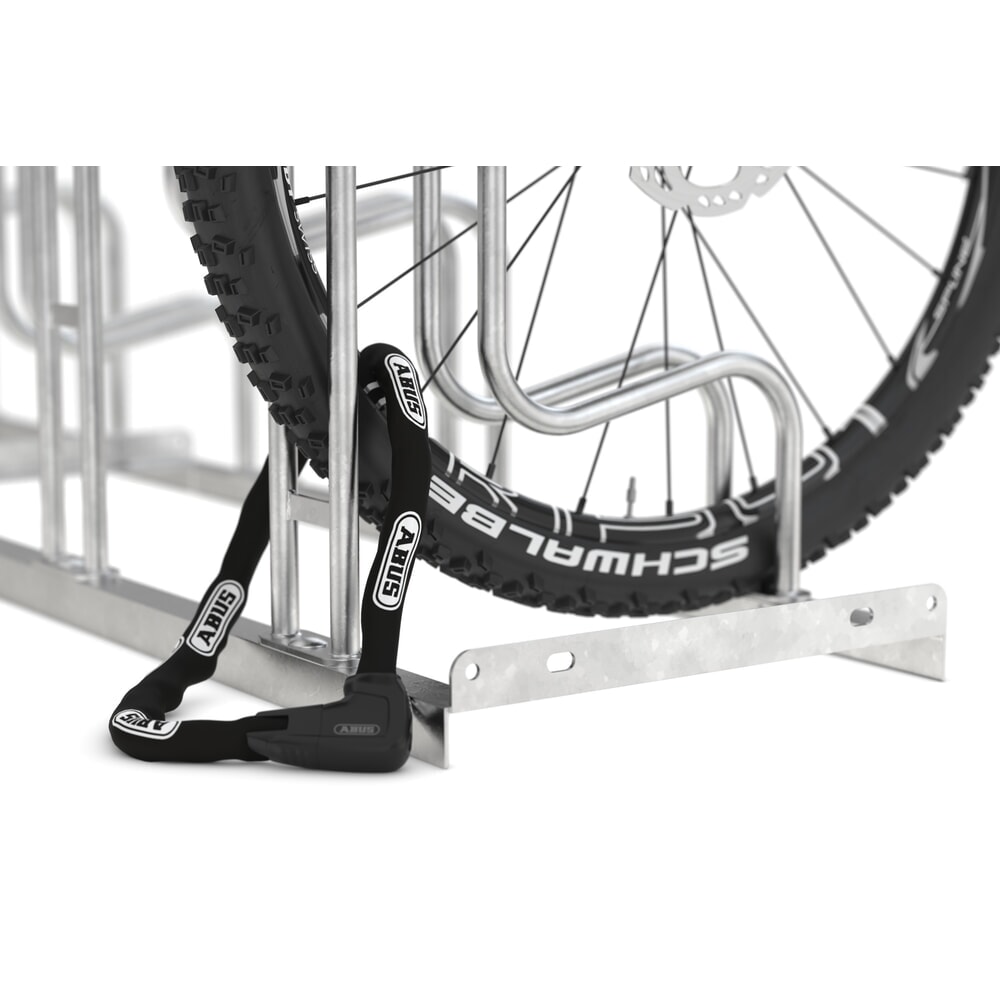 Immagine del prodotto n. 5: Portabiciclette wsm® 4000 BR, 1 lato, zincato a caldo, interasse 390 mm, 4 posti