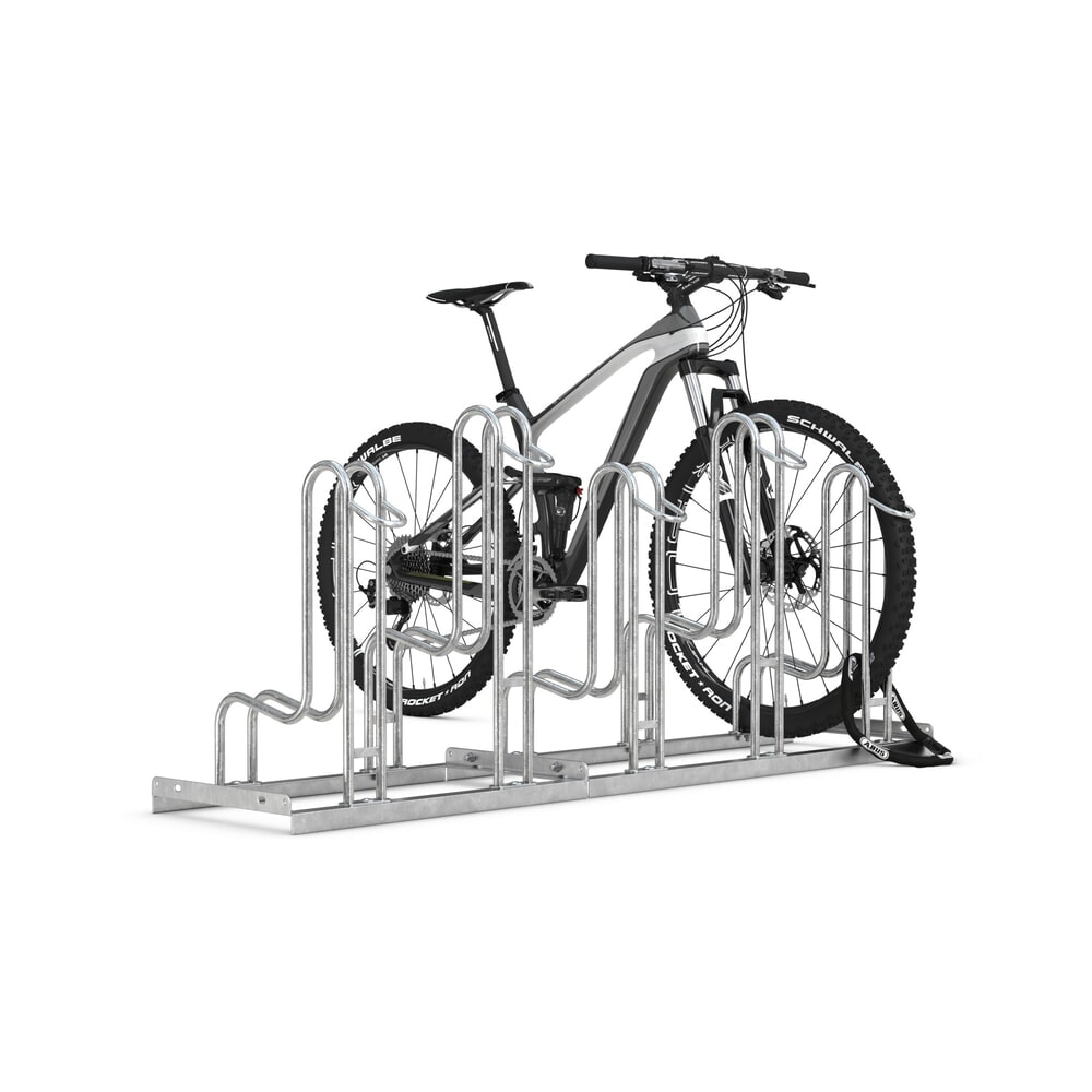 Immagine del prodotto n. 8: Portabiciclette wsm® 4000 BR, 1 lato, zincato a caldo, interasse 390 mm, 5 posti