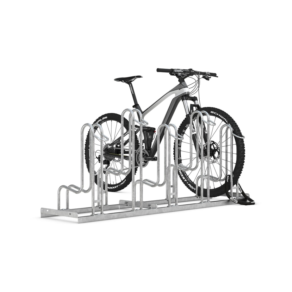 Portabiciclette wsm® 4000 BR, 1 lato, zincato a caldo, interasse 390 mm, 5 posti Immagine del prodotto n. 8: Portabiciclette wsm® 4000 BR, 1 lato, zincato a caldo, interasse 390 mm, 5 posti