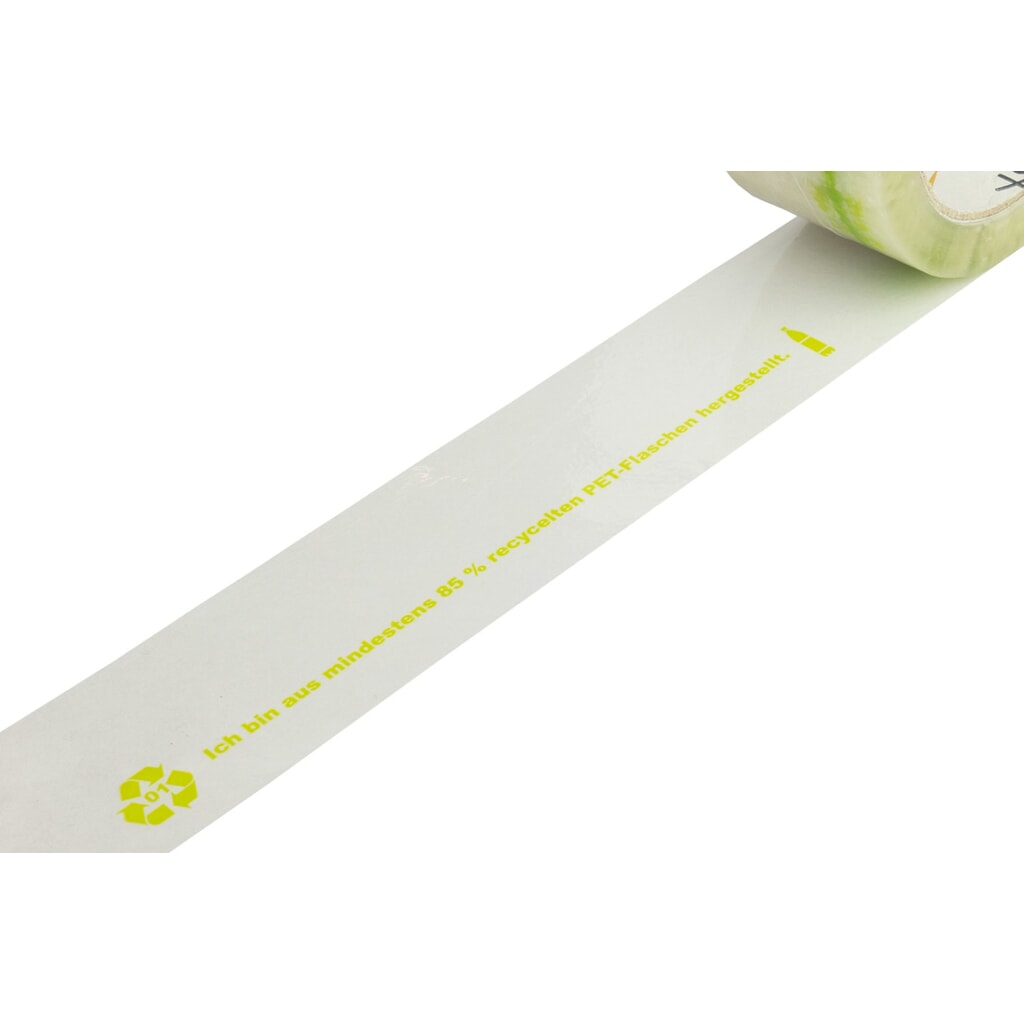 Xenial® Nastro adesivo in PET riciclato, 37 µ, LxL 50 mm x 100 metri lineari, trasparente, 36 pz/UV Immagine del prodotto n. 2: Xenial® Nastro adesivo in PET riciclato, 37 µ, LxL 50 mm x 100 metri lineari, trasparente, 36 pz/UV