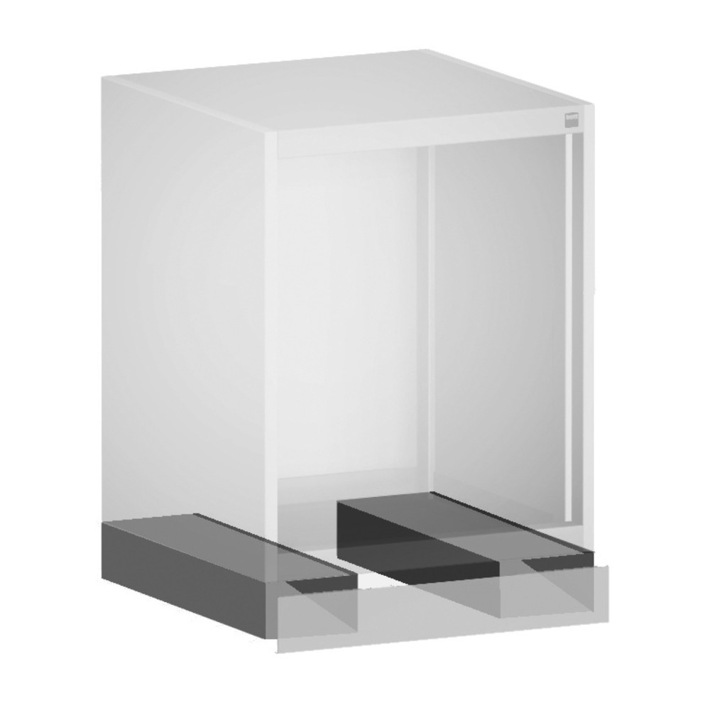 Immagine del prodotto: Zoccolo inforcabile con mascherina frontale per cassettiera bott cubio, L×P 800 × 650 mm